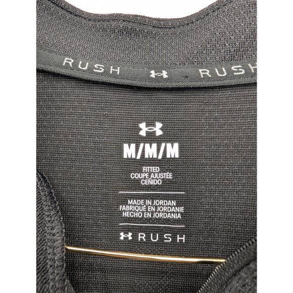 NWT Under Armour UA Vanish Elite Seamless Men's ¼ Zip in Black Size Medium - Picture 6 of 7
